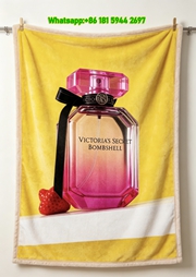 victorias secret bombshell soiree perfume flannel sofa throw blanket V218